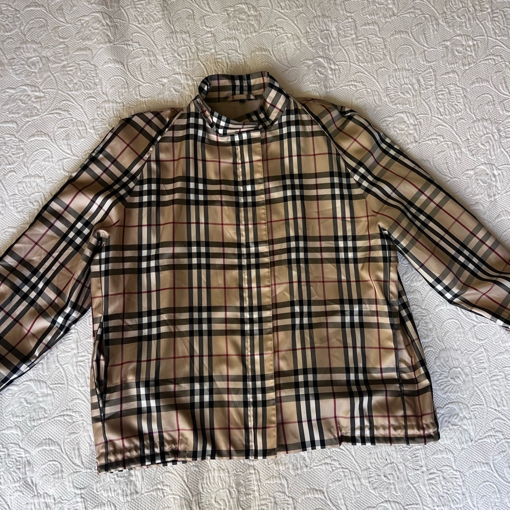 Burberry Plaid Jacket